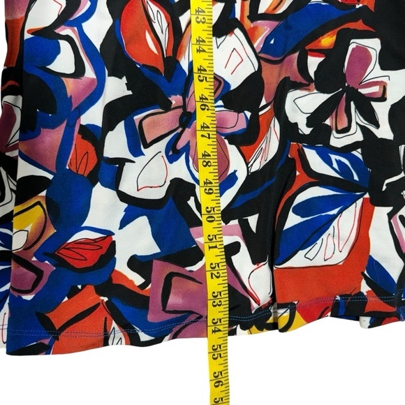 Eloquii Kimono Maxi Faux Wrap Dress Hawaiian Floral Long Sleeve Plus Size 18 - Picture 15 of 16